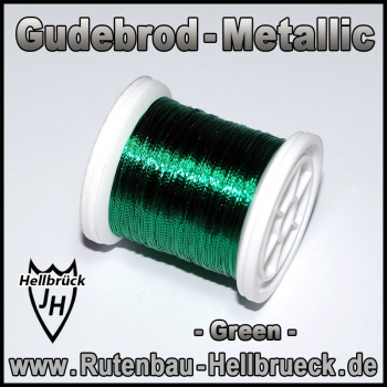 Gudebrod Bindegarn - Metallic - Farbe: Green / Grün -A-